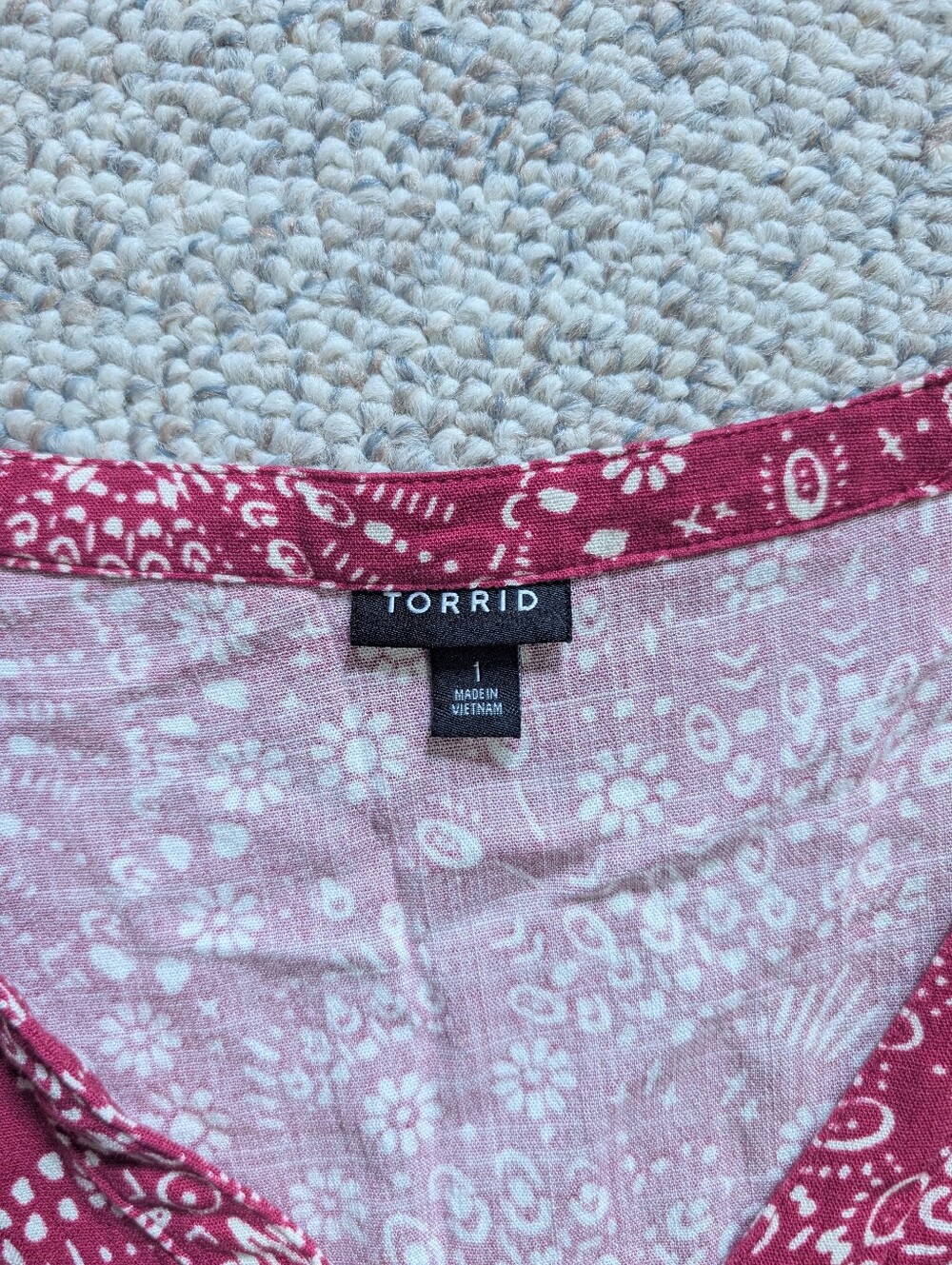 Torrid Patterned Romper - Picture 5 of 6